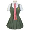 Nowe ubrania z anime dziewcząt Danganronpa Koizumi Mahiru Cosplay Costumes Japanse Mundurs Suit Sukienka J220720