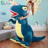 60cm90cm dessin animé dinosaure jouets en peluche passe-temps énorme tyrannosaure rex poupées en peluche jouets en peluche pour ldren garçons jouets classiques J220729