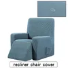 Stoelbedekkingen Super Stretch Recliner Sofa Cover voor woonkamer Langende vorm gemonteerd niet -slip Slipcovers Relax leunstoel