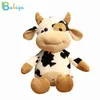 3065 cm Söt simulering Milk Cow Plush Toy Cartoon Beautiful Vee Doll Cuddly Toy For Ldren Soft Pillow Gift for Girl J220729