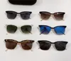 Nowe okulary przeciwsłoneczne projektowania mody 0812 Ramka oczu kota prosta i popularna styl wszechstronna ochrona UV400 Oczarowanie