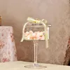 Bakeware Tools Home Transparent Glass Cupcake Stand Cover Wedding Dessert Display Bar Decoration Plate Kitchen Accessories