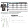 Camisas casuais masculinas 2022 Roupas de verão para masculino impressão havaiana de luva curta Camuflagem de camiseta tops Cardigan Chemise Homme