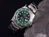 Diver n Factory Green Black Blue Water Ghost Watch Business W pełni automatyczny mechaniczny pierścień ceramiczny Iajj