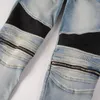 20SS Mens Designer Jeans reguded recer biker slim fit motorcycle denim for men s top Quality fashion Jean mans pount pour hommes #921