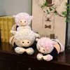 3070Cm Kawaii Animaux En Peluche Alpaga Jouets Couché Oreiller Super Doux Poilu Agneau Poupées Canapé Coussin Anniversaire Cadeau De Noël J220729