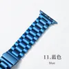 Link Bracelet Wristband Stainless Steel Watchband Straps Band Butterfly Fold Clasp Wearable Accessories for Apple Watch Series 3 4 5 6 7 8 SE Ultra iWatch 41 45 49mm
