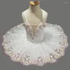 Bühnenkleidung Professionelle Ballett Pfannkuchen Tutu Erwachsene Schwanensee Ballerina Kleid Frauen Platter für Kleinkind Kinder Teenager Mädchen