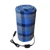 Interior Accessories 12V Electric Car Blanket Heated Travel Portable Outdoor Camping Picnic Warm Mat Auto