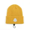 Nouveau créateur de mode automne et hiver chapeau tricoté lettre de haricot jacquard neutre chaud 13 couleurs
