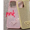 Multi ColorsFashion Designer Phone Cases pour iPhone 14 Pro Max 13 Mini 12 Ensembles11 Ensembles Max Plus P Diamond Shine Triangle 22110701CZ