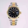 Watch 40mm Luxury Brand Mens Automatic Miyota8215 Mechanical Sapphire Glass White Dial Clock 316l Stainless Steel162385