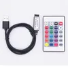 MINI DC5V24 Keys Wireless RGB LED Controller med IR -fjärrkontroll för SMD 3528 5050 5730 5630 Strip6523821