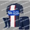 Maglie da calcio 2223 HAKIMI MBAPPE 7 SERGIO RAMOS WIJNALDUM maglie da calcio 21 22 23 Maglia da calcio Maillots 2022 2023 kit uomo bambini set enfants uniformi