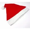 Sombreros de fiesta de santa de santa de navidad sombreros de fiesta de gorra roja y blanca para santa claus disfraz decoración navideña para niños sombrero de Navidad para adultos dh874