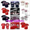 Camisas de beisebol Indians Camisas Jose Ramirez Ricky Vaughn Carlos Santana Shane Bieber Amed Eddie Rosario Jim Thome Kenny Lofton Leonys Martin Yasiel Puig