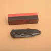 Hot KS 1343 Assisted Flipper Folding Knife 8Cr13Mov Gray Titanium Coated Half Serration Blade G10 med st￥lhandtag Fast Open Fapp Knives