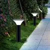 أضواء حديقة الطاقة الشمسية Bollard Light Villa Light Light Outdoor مقاومة للماء LED Electric H57cm H80cm