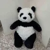 3545 cm panda peluche giocattoli morbidi cartoni animati simpatici animali in bianco e nero pieno addormentato pop decorazioni per la casa per bambini regalo di compleanno J220729