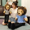 506590125cm Minomi Lion Gevulde door hangende pop pluche dier hoog kwaliteit Toys Koreaanse tv de lion King Verjaardagscadeau voor kinderen J220729