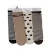 Socks Hosiery Crew Women's New Fashion Korean Style Cute Dots Pile Cotton Comfortable Warm Autumn Long Striped For Women T221102