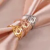 Cluster Rings COOLTIME Star Of David Hexagram For Women Supernatural Stainless Steel Engagement Couple Men Fashion Jewelry 2022
