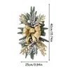 Decoratieve bloemen Kerstmis traan bloemen swag kunstmatige kransen voor voordeur vakantie muur raam hangende ornamenten