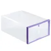 Clothing Storage 2022 Multilayer Composite Shoe Box Rectangle PP Thickened Shoes Organizer Drawer Boxes Plastic Set Shelf