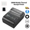 Drucker Tragbarer Mini-Drucker Thermo-Wireless-Empfang 58-mm-Bluetooth-Mobildrucker für kleine Unternehmen Drucker für Computer 221107
