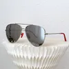 Tasarımcı Erkekler Pilot Güneş Gözlüğü Kadın Tam Çerçeve Klasik Harfleri Desen Oval Moda Güneş Gözlükleri Lüks UV400 Sürüş Gkges Unisex Party Eyewear 2386