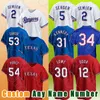 34 Nolan Ryan Baseball 2 Marcus Semien Tröjor 5 Corey Seager 54 Martin Perez Rangers Adolis Garcia Yerry Rodriguez Nathaniel Lowe Mark Mathias Tyson Miller Ibanez