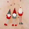 Рождественские украшения безработные куклы подвесной годовой подарки для вечеринок дома декор рождественские деревья украшения счастливого 2022