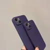 Fashion Purple Carbon fiber Cases For iphone 14Plus 11 12 13 14 Pro Max XR XSMAX Ultra Thin Hard Protective Cover