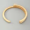 Bangle Boho Luxury Sparkling Crystal Diamond Serpent Bracelet Women 2023 Gold Color Metal Adjustable Bracelets Girls Fashion Jewelry