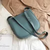 Sacs à bandoulière Pure Color Casual Bucket Bag HBP PU Leather Women's Designer Sac à main Capacité Messenger