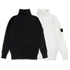 Autumn Winter Men's Sweater Masculino Turtleneck Pullovers de cor sólidos Roupas masculinas machos de malha de malha de malha