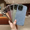 Cell Phone Cases for Apple iphone 14 Pro Max Plus 13 Scrub Airbag TPU Leather Cover Anti-abrasion 8 Colors