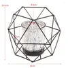 Bougeoirs QX2E Style nordique 3D géométrique chandelier support métallique mariage décor à la maison