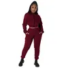 Women's Two Piece Pants 2022 Autumn Winter Solid Hoodies Set High-end Suitable Young Casual Full Sleeve Long Pencil Slim Women 2