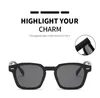نظارة شمسية 2022 خمر قطة العين مربع مربع النساء الكلاسيكية الرجال الرجال النظارات الأسود