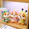 2550Cm Cute Squirrel Cuddle Stuffed Soft Animal Dinosaur Bee Deer Unicorn Pillow Christmas Gift For ldren kawaii Valentine J220729