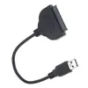 USB SATA -kablar USB3.0 Datoranslutning Power Cable för 2,5 tum SSD HDD -hårddisk