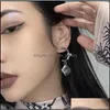 Dangle Chandelier Hoop Niche Design KVK Earrings Irregar Crystal Pendant Dangle Earring308g Drop Delivery Jewelry Dhnrs