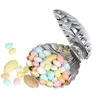 Presentf￶rpackning 12st Gold Seashell Favor Boxes Wedding Party Candy Engagement Reception Id￩er Ceremoni gynnar leveranser