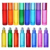 Bottiglie di conservazione 10pc Rollio colorato in vetro MASSAGGIO FANLARE VIALE Contenitori per oli essenziali Profumeslip Balme10ml