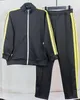 Mens Tracksuits Designer Tracksuit Anjo Sweatsuits Suor Techfleece Corredores Sweatpants Rainbow Set Zipper Cardigan Stand Collar Black White Side Striped Coat