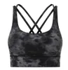 دبابات Camisoles Cross Back Lulumen Women Yoga Sports Bra High Strength Running Sexy Shockproof Support Women Intelders Gym2023