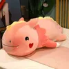 80120cm Giant Dream Dinosaur Plush Toy Soft Filled Cartoon Animal Pop Girlfriend Sleeping Pillow Baby Kids Birthday Fun Gift J220729