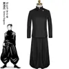 Anime Jujutsu Kaisen cos Pak Gojo Satoru Itadori Yuji Cosplay Costume Pełny zestaw poliester Wygodne Rola animacji J220720