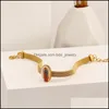 Bangle Bangle Stylish Golden Bracelet Titanium Steel Pendant For Women Virgin Mary Jewelrybangle Drop Delivery Jewelry Bracelets Dhfij